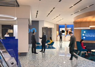 Chase bank lobby