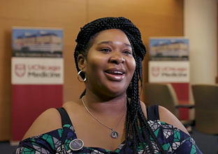screengrab of woman being interviewed