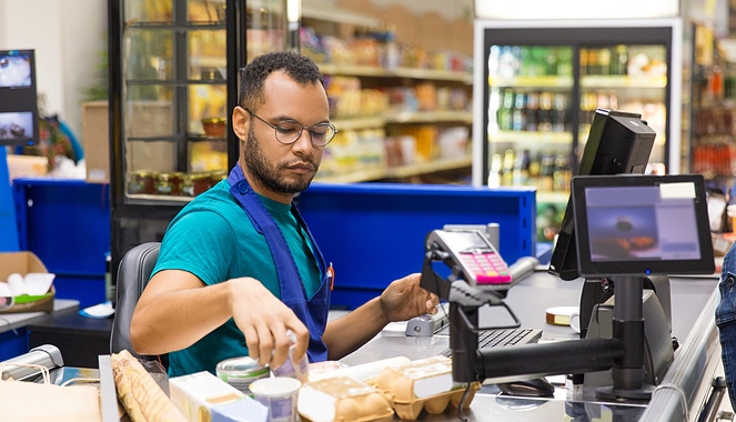 scanning food