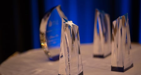 awards on table