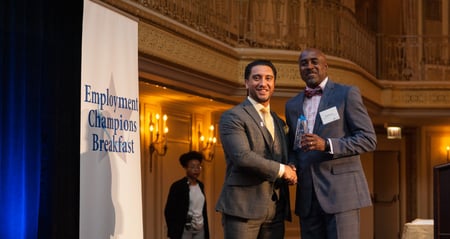 Speakers with award