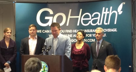 Mayor Emanuel at GoHealth