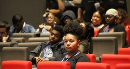 young adults in the audience