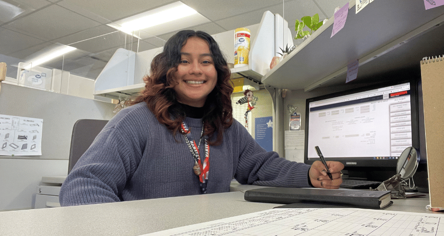 Mayra working for Freedman Seating