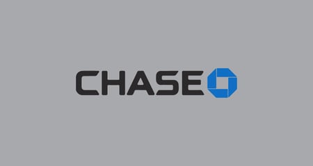Chase logo on gray background