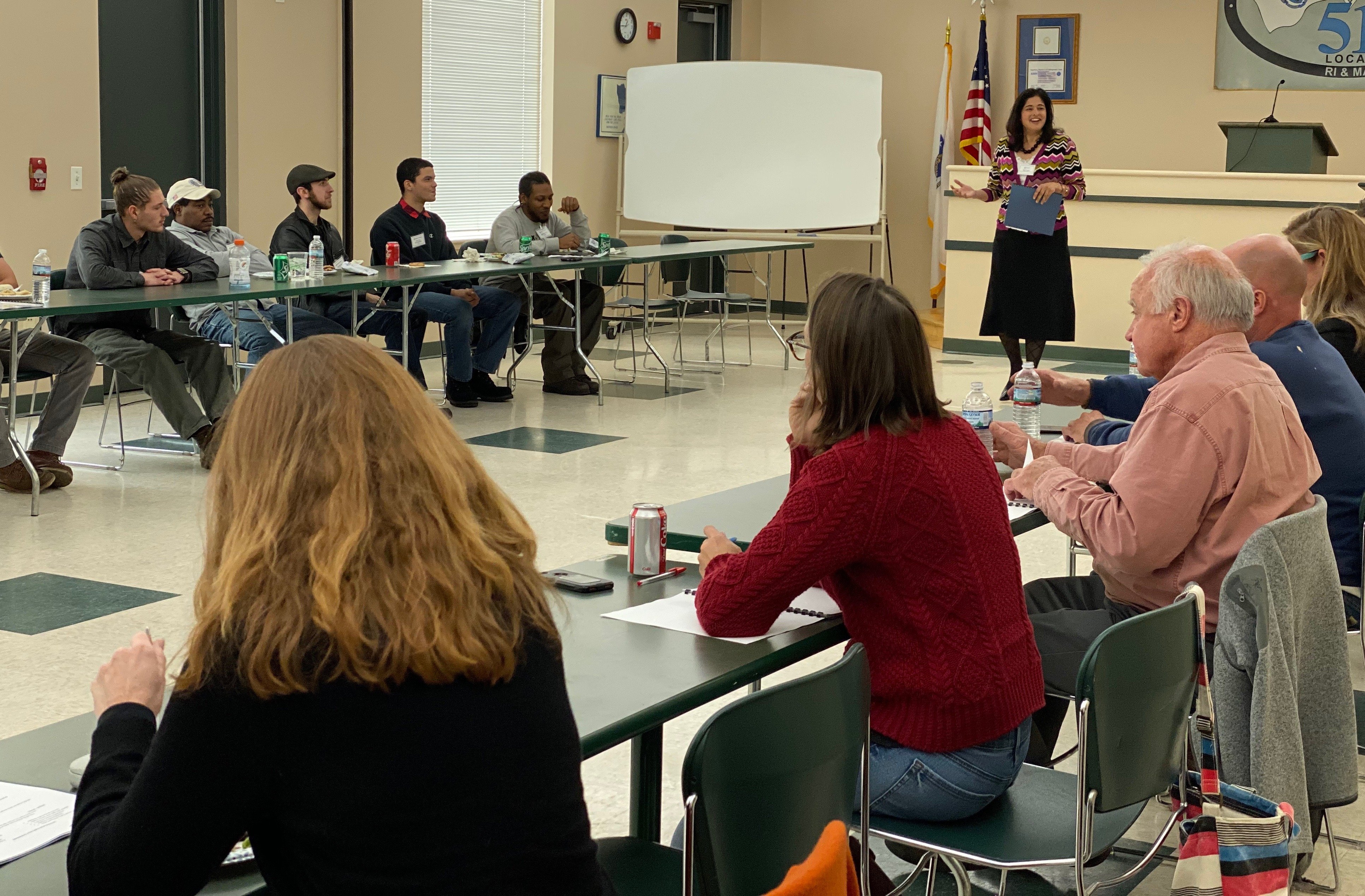 Nina Pande Speaking at RI Makers Training Program